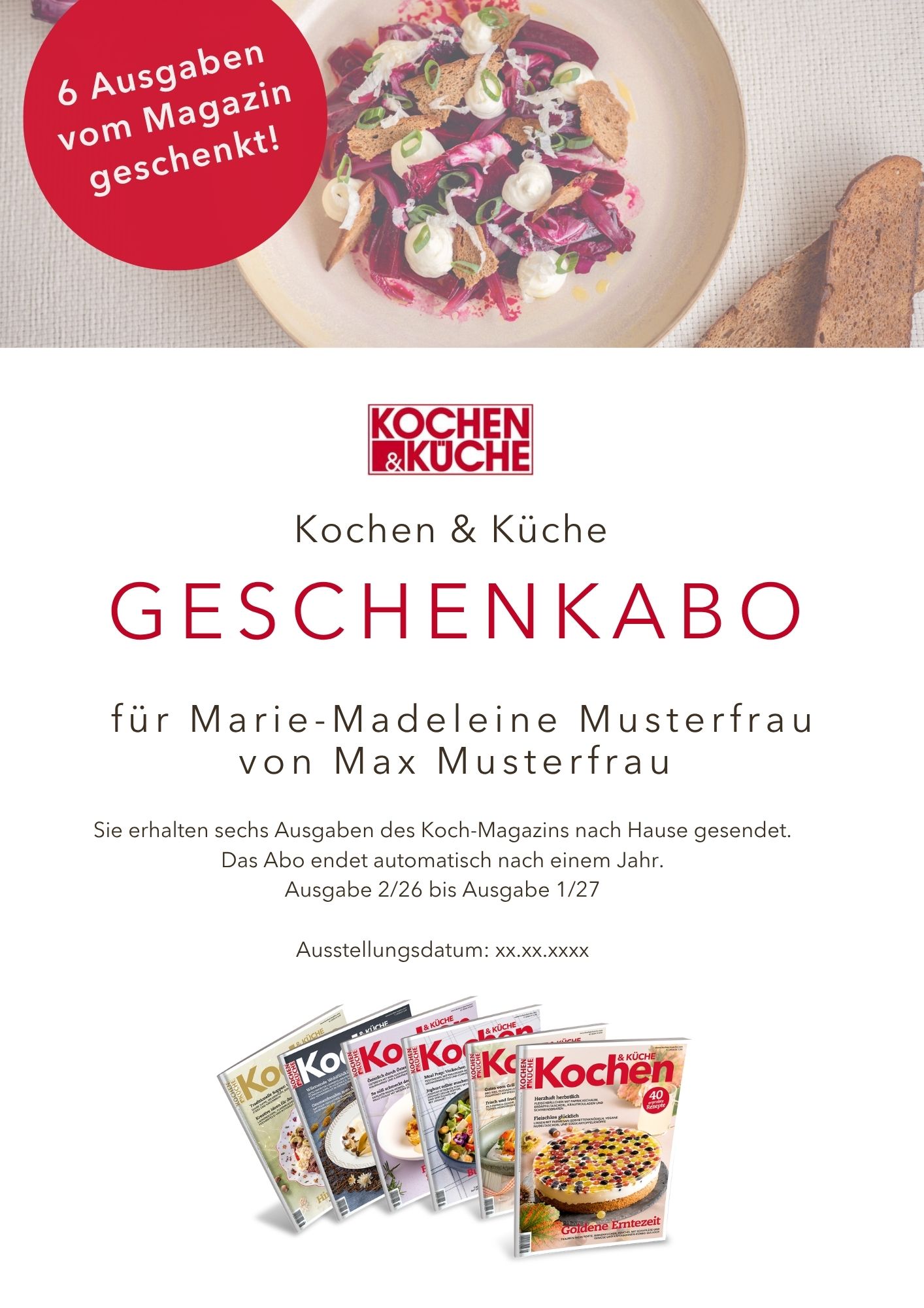 Jahres-Abo als Geschenk – Bild 3