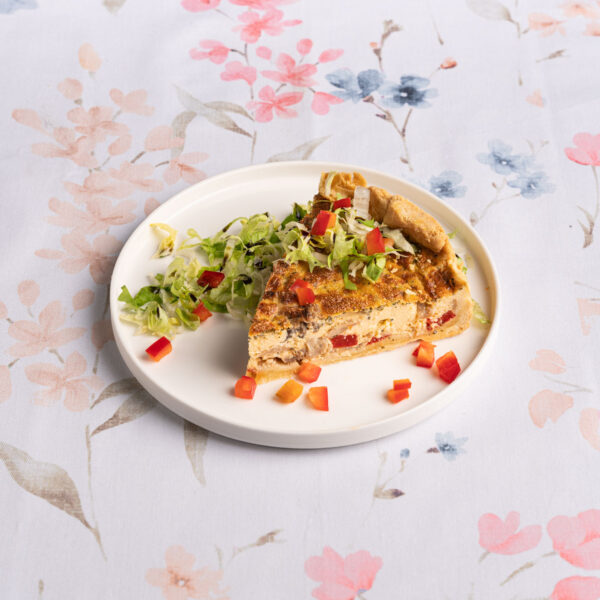 Pilz-Paprika quiche