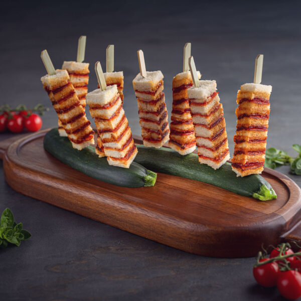 Pizzatoast spieße