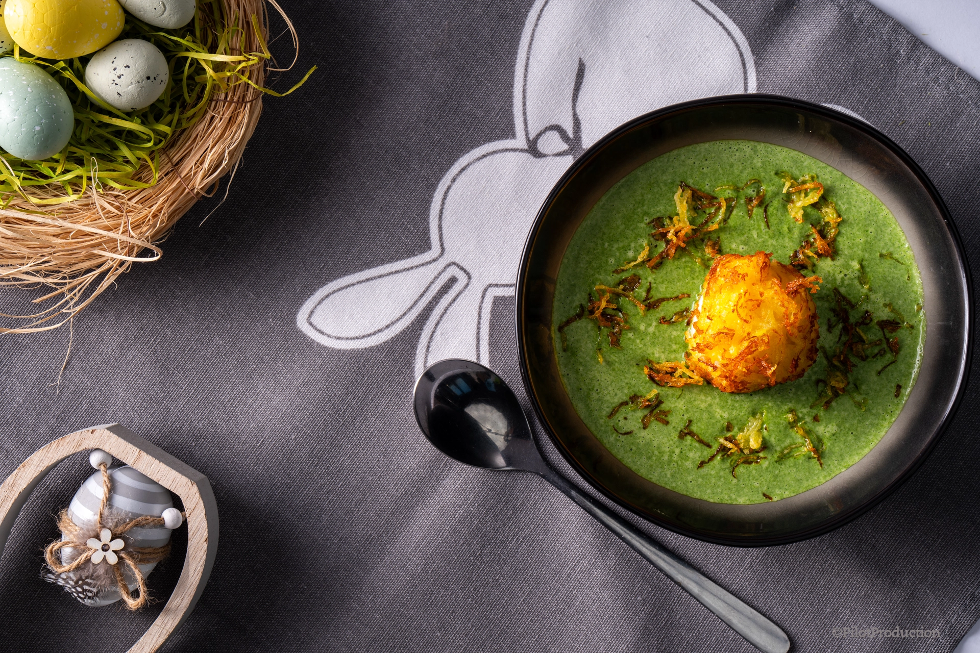 Foto von der Bärlauchcremesuppe