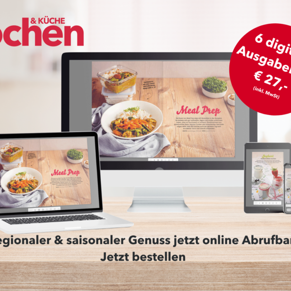 Mockup auf Bildschirmen der digitalen Ausgabe